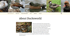 Desktop Screenshot of ducksworld.com